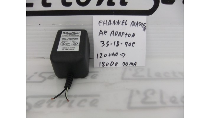  Channel Master 35-18-70C ac adapter